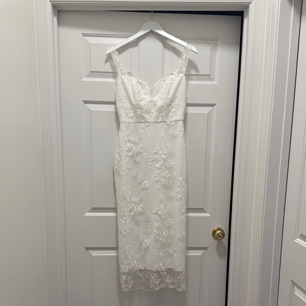 Park & Fifth Ivory Floral Dress